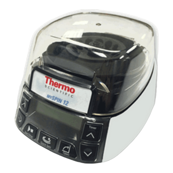 Thermo Scientific mySPIN 12 Manual De Instrucciones