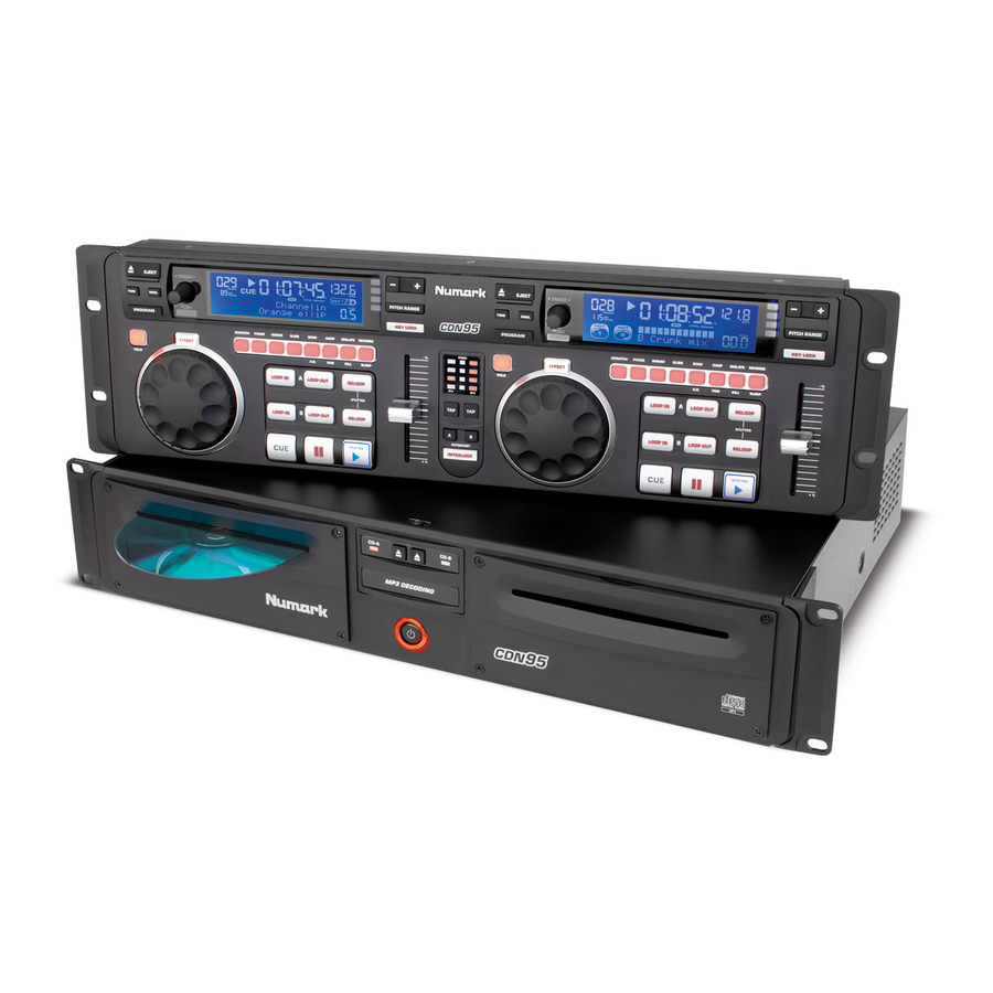 Numark CDN90 Manual Rápido Del Comienzo