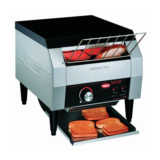 Hatco Toast Qwik TQ-10 Serie Manuales