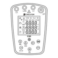 Circutor C-80 Manual De Instrucciones