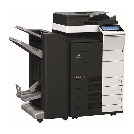 Konica Minolta bizhub C554e Guía Rápida De Inicio