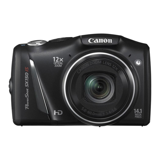 Canon PowerShot SX150 IS Guia Del Usuario