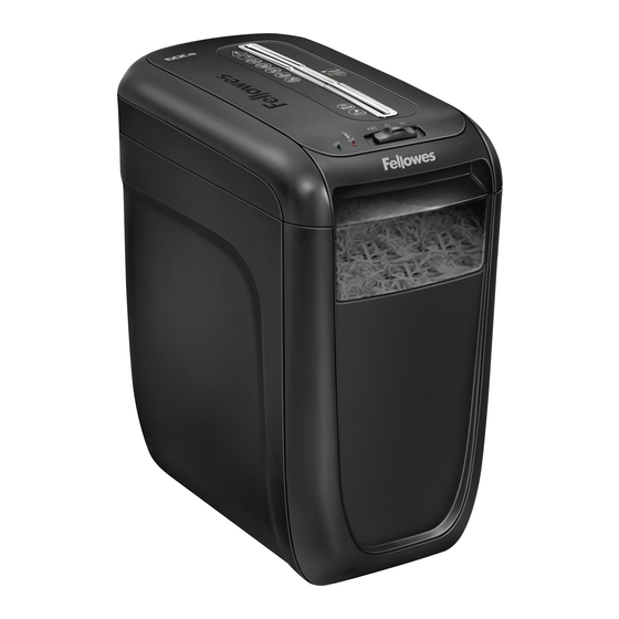 Fellowes 60Cs Guia De Inicio Rapido