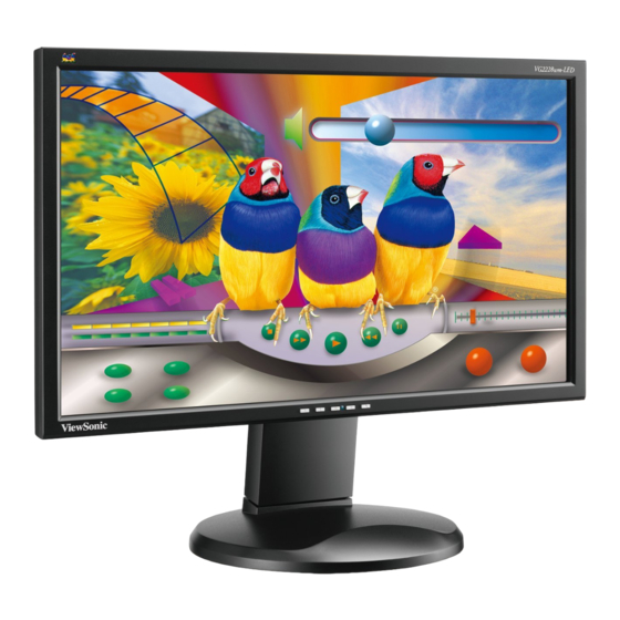 ViewSonic VG2228wm-LED Guia Del Usuario