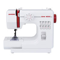 Janome Sew Mini Manual De Instrucciones