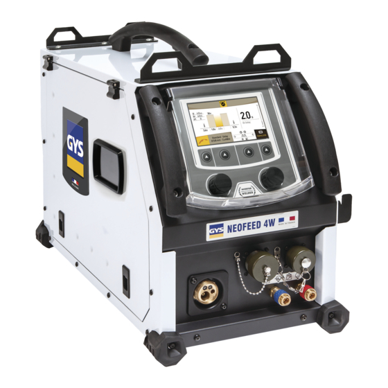 GYS NEOFEED 4W Manual Del Usuario