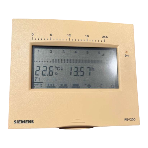 Siemens REV200 Guia De Inicio Rapido