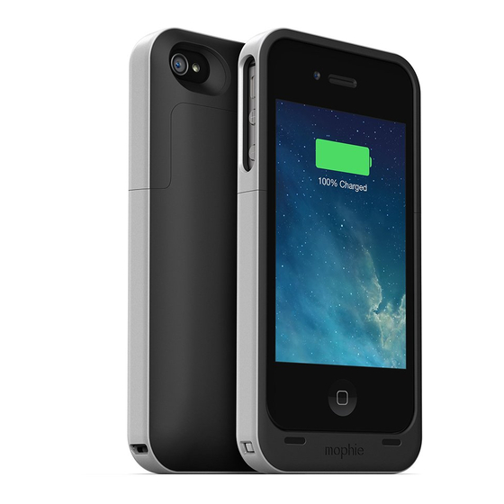 Mophie juice pack air Manual Del Usuario