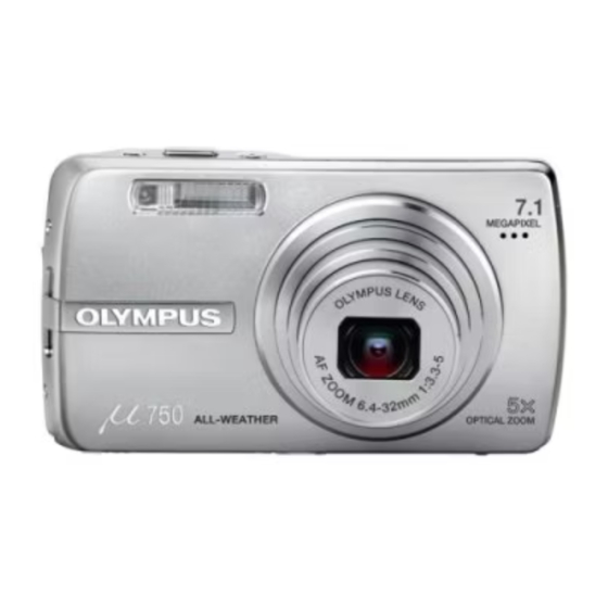 Olympus Stylus 750 Manual De Instrucciones