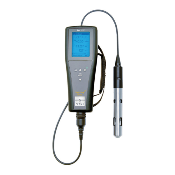 Xylem YSI Pro1030 Manual Del Usuario