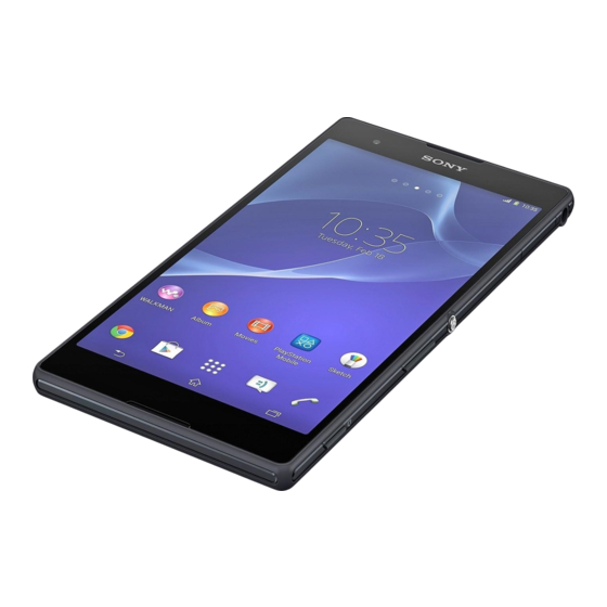 Sony Xperia T2 Ultra dual D5322 Manuales