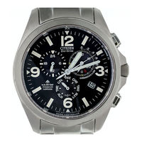 Citizen CTZ-B8107 Manual Del Usuario