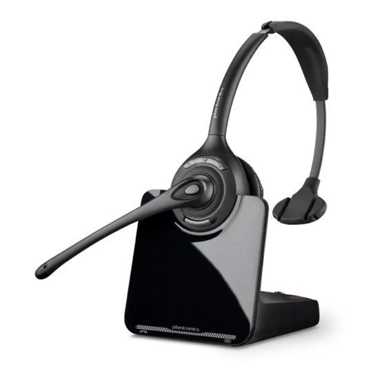 Plantronics CS510-XD Guia Del Usuario