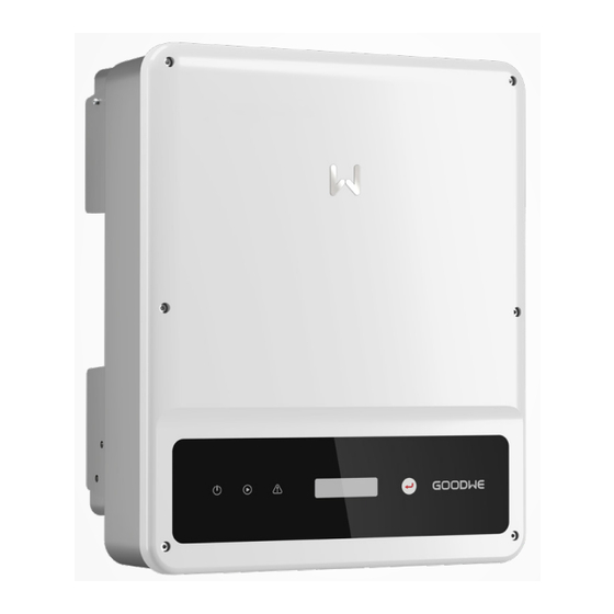 Goodwe SDT G2 Serie Manual Del Usuario