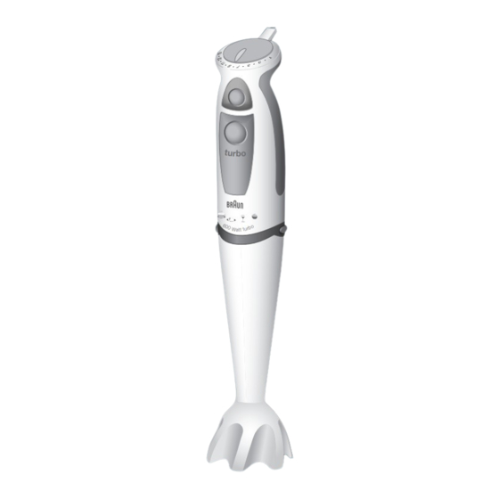 Braun Multiquick Manual Del Usuario
