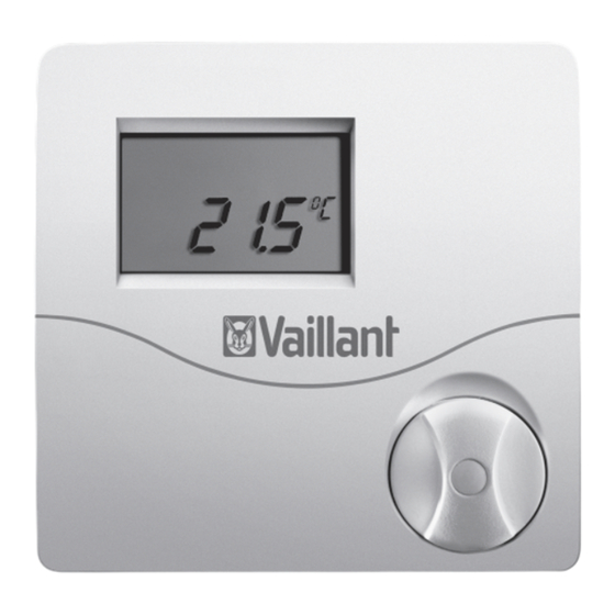 Vaillant VR 81 Instrucciones De Uso Y De Instalacion
