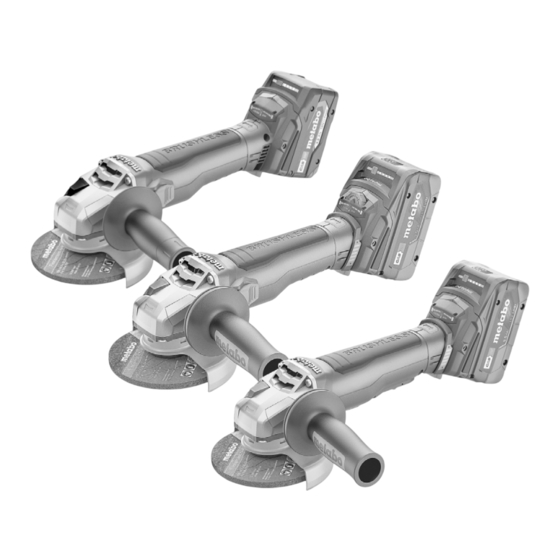 Metabo W 18 LT BL 11-125 Instrucciones De Manejo