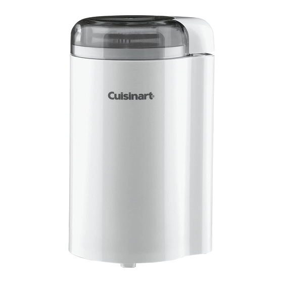 Cuisinart Coffee Bar DCG-20 Serie Manuales