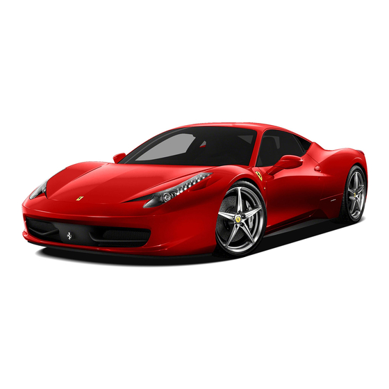 Ferrari 458 ITALIA Manual Del Usuario