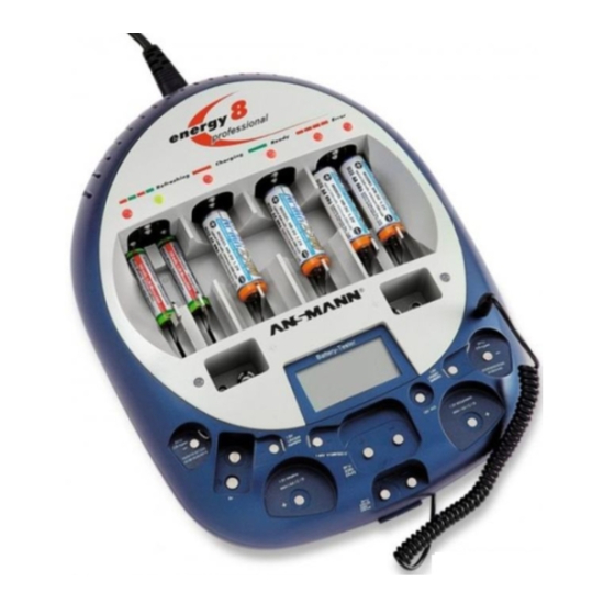 ANSMANN ENERGY 8 PROFESSIONAL Instrucciones De Manejo