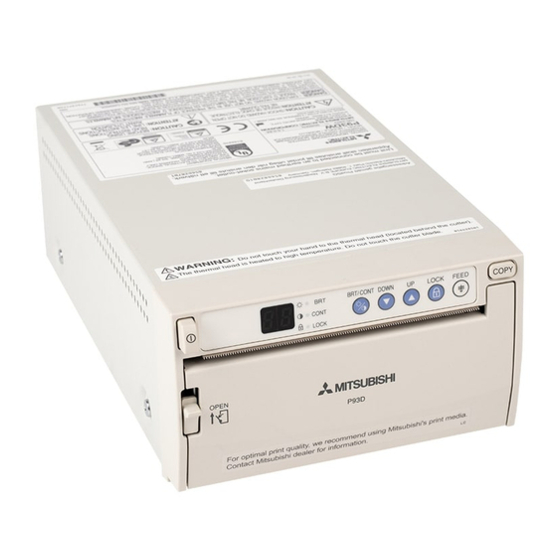 Mitsubishi Electric P93DW Manual De Funcionamiento