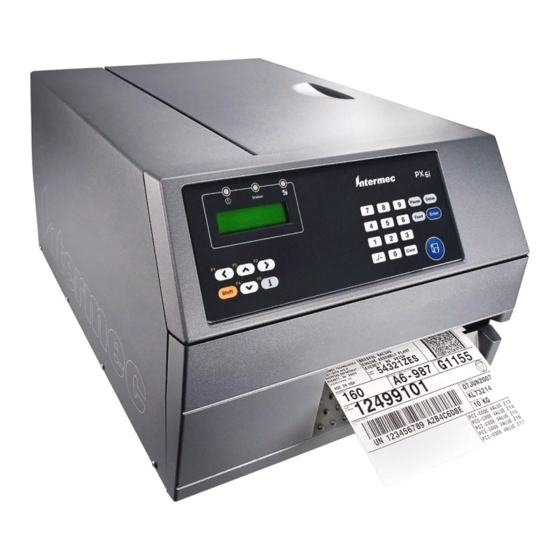 Intermec PX4i Guía De Comienzo Rápido
