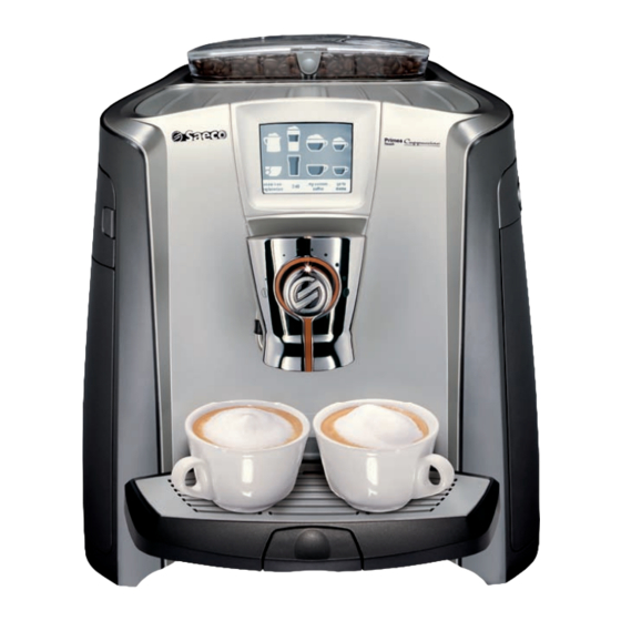 Saeco Primea Cappuccino Touch Manual De Uso Y Mantenimiento