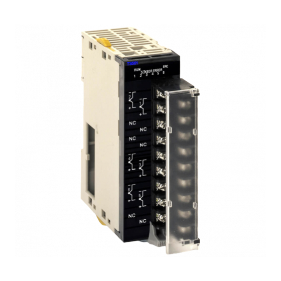 Omron CJ1W-TS561 Guía Rápida