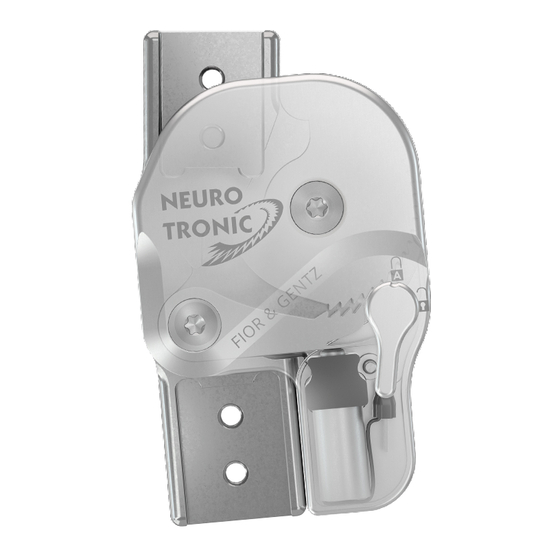 FIOR & GENTZ NEURO TRONIC Instrucciones De Uso