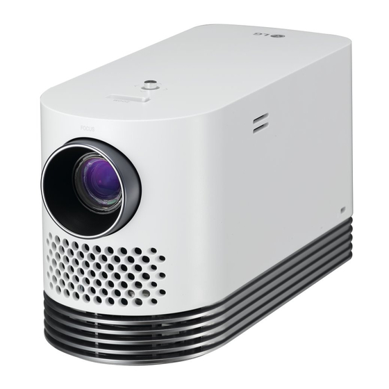 LG CineBeam Laser HF80JS Manuales