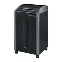 Fellowes POWERSHRED 485Ci Manual De Usuario