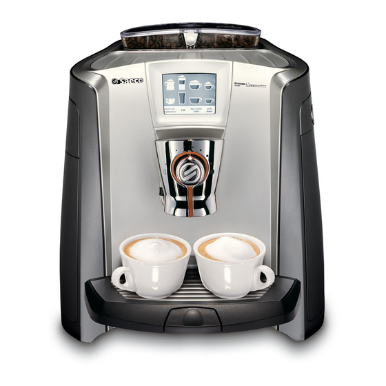 Saeco Primea Touch Plus Cappuccino Manuales