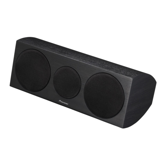 Pioneer S-31C-K Manual Del Usuario