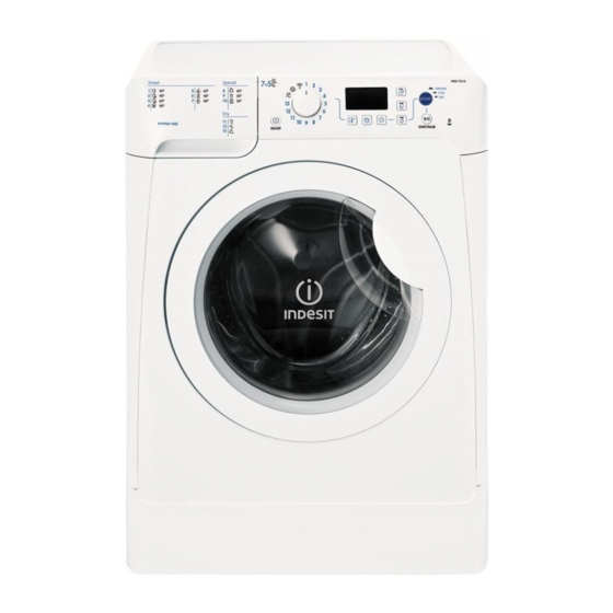 Indesit PWDE 7125 W Manual De Instrucciones