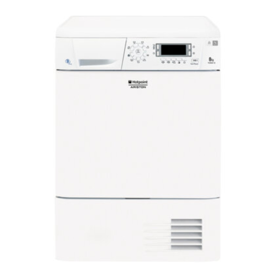 Hotpoint Ariston TCD851B Folleto De Instrucciones