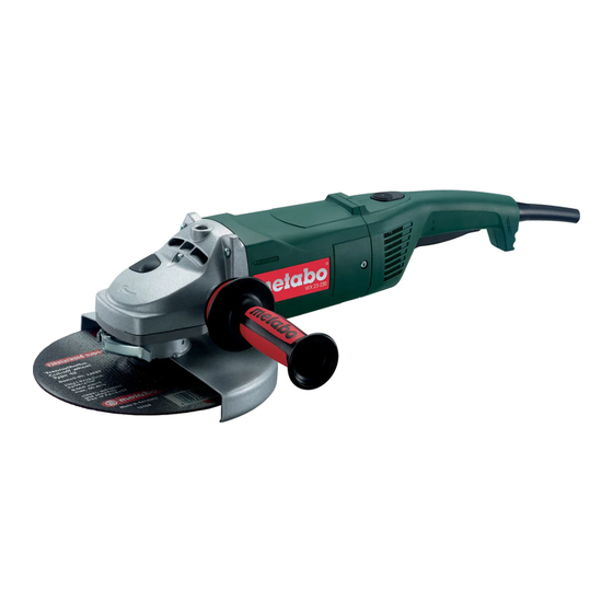 Metabo W 21-230 Instrucciones De Manejo