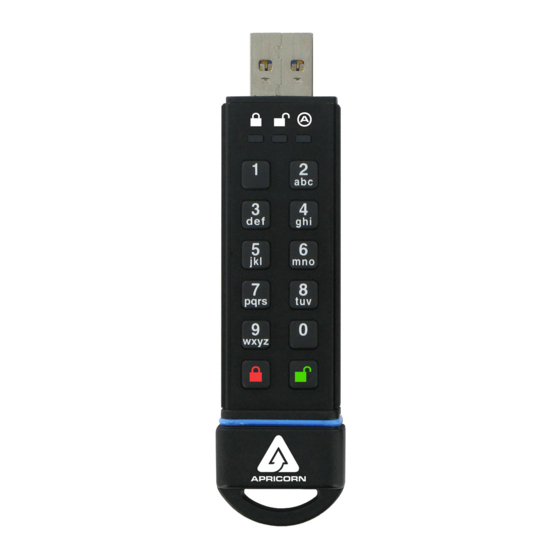 Aegis Secure Key 3.0 Guia De Inicio Rapido