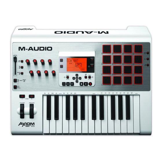 M-Audio AXioM AIR 25 Manual Del Usuario