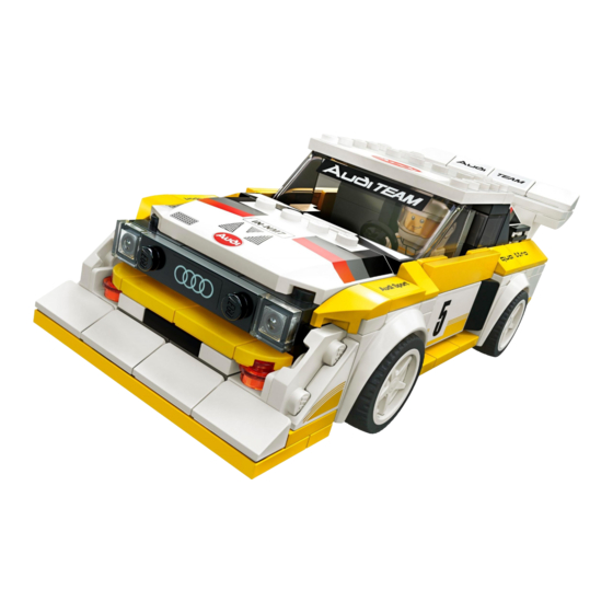 LEGO Speed Champions 1985 Audi Sport quattro S1 76897 Manual Del Usuario