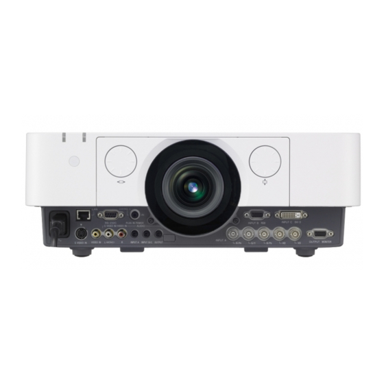 Sony VPL-FX30 Manual De Referencia