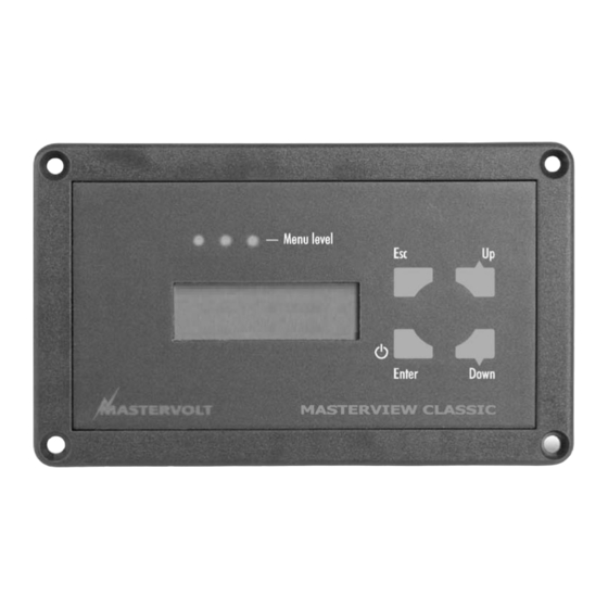 Mastervolt MasterView Classic Manual De Utilización