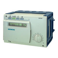 Siemens RVP35 Serie Instrucciones De Funcionamiento