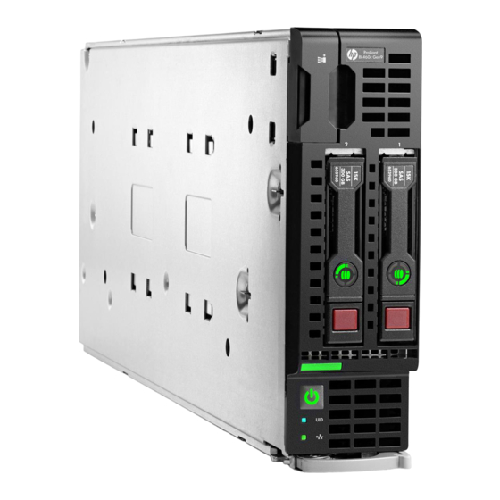 HP ProLiant BL460c Gen9 Guía De Usuario