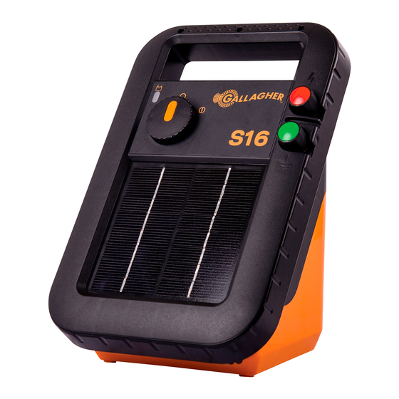 Gallagher S16 Manual De Instrucciones
