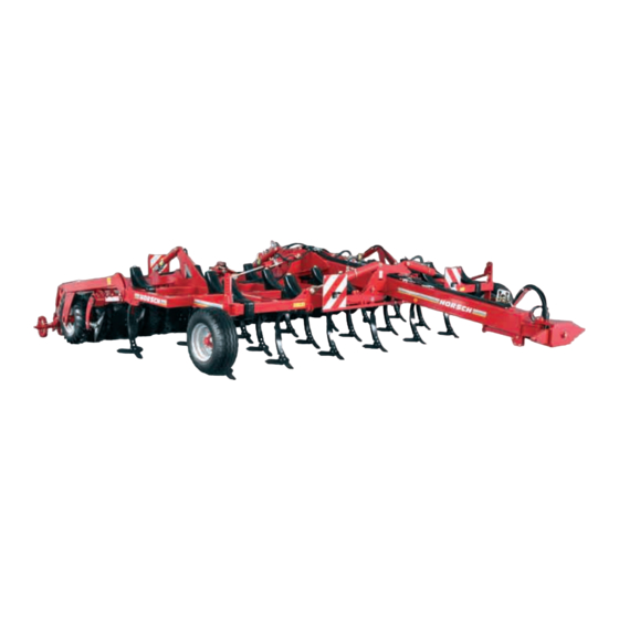 horsch Tiger Serie Instrucciones De Servicio