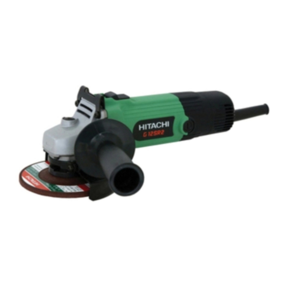 Hitachi Koki G 10SR2 Manual Del Usuario