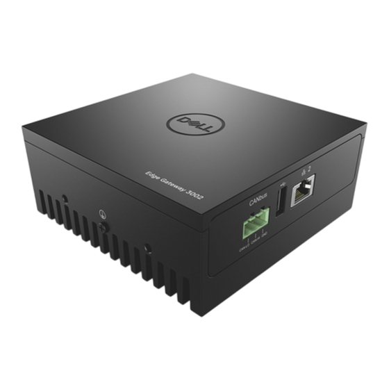 Dell Edge Gateway 3002 Manual De Instalación Y Funcionamiento