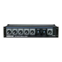 Shure SCM262 Guia Del Usuario