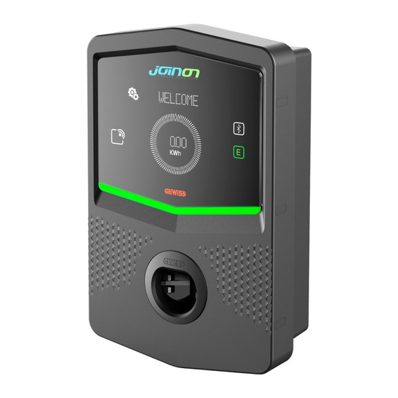 Gewiss JOINON WALLBOX I-CON PREMIUM Manual De Uso E Instalación