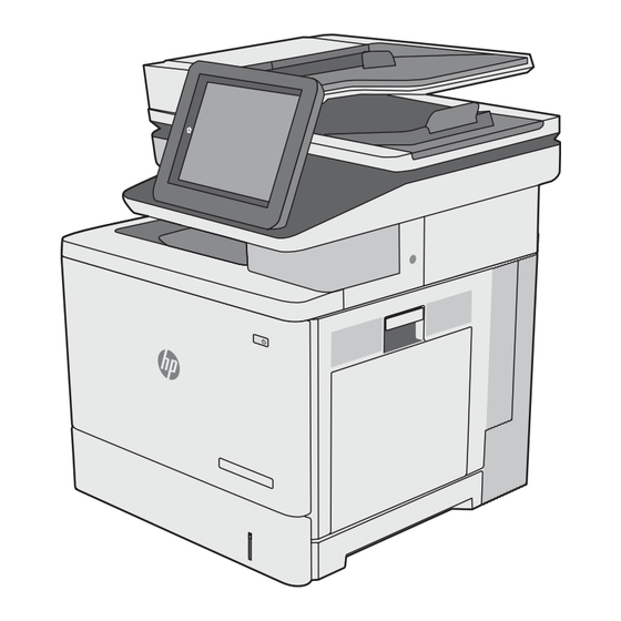 HP Color LaserJet Enterprise MFP M577z Guia De Instalacion